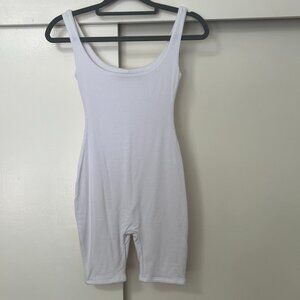 White Naked Wardrobe Women's NW Scooped Tank Romper